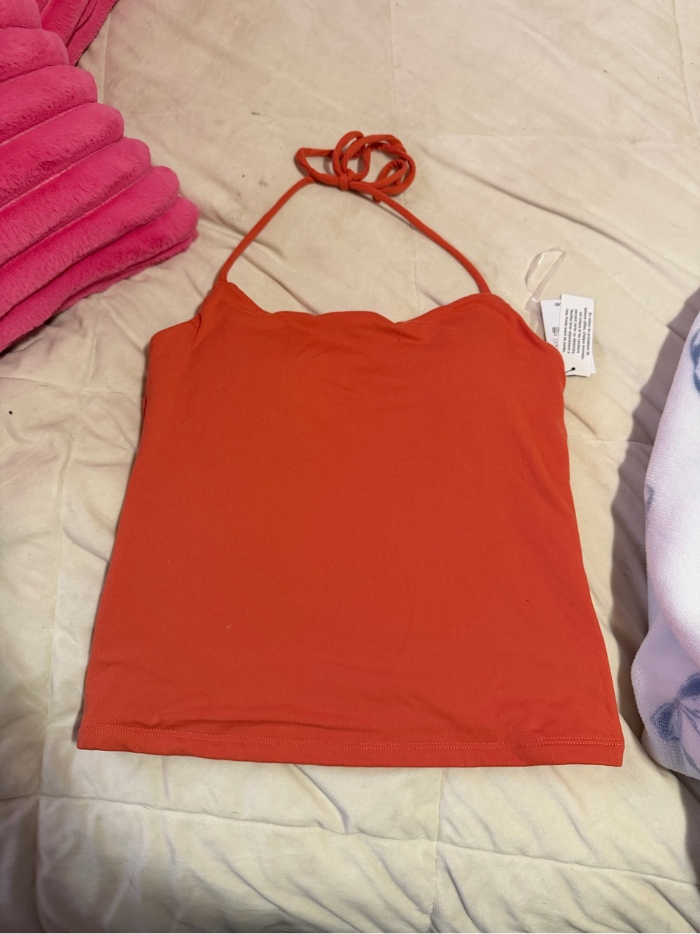 Ardene salmon coloured Halter Cami